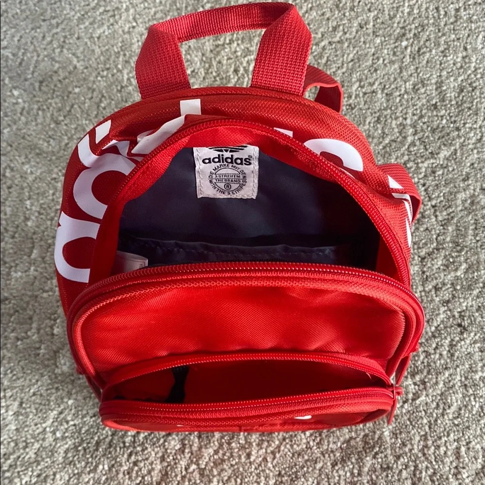 Adidas Red Mini Backpack Bold Sporty Accessory